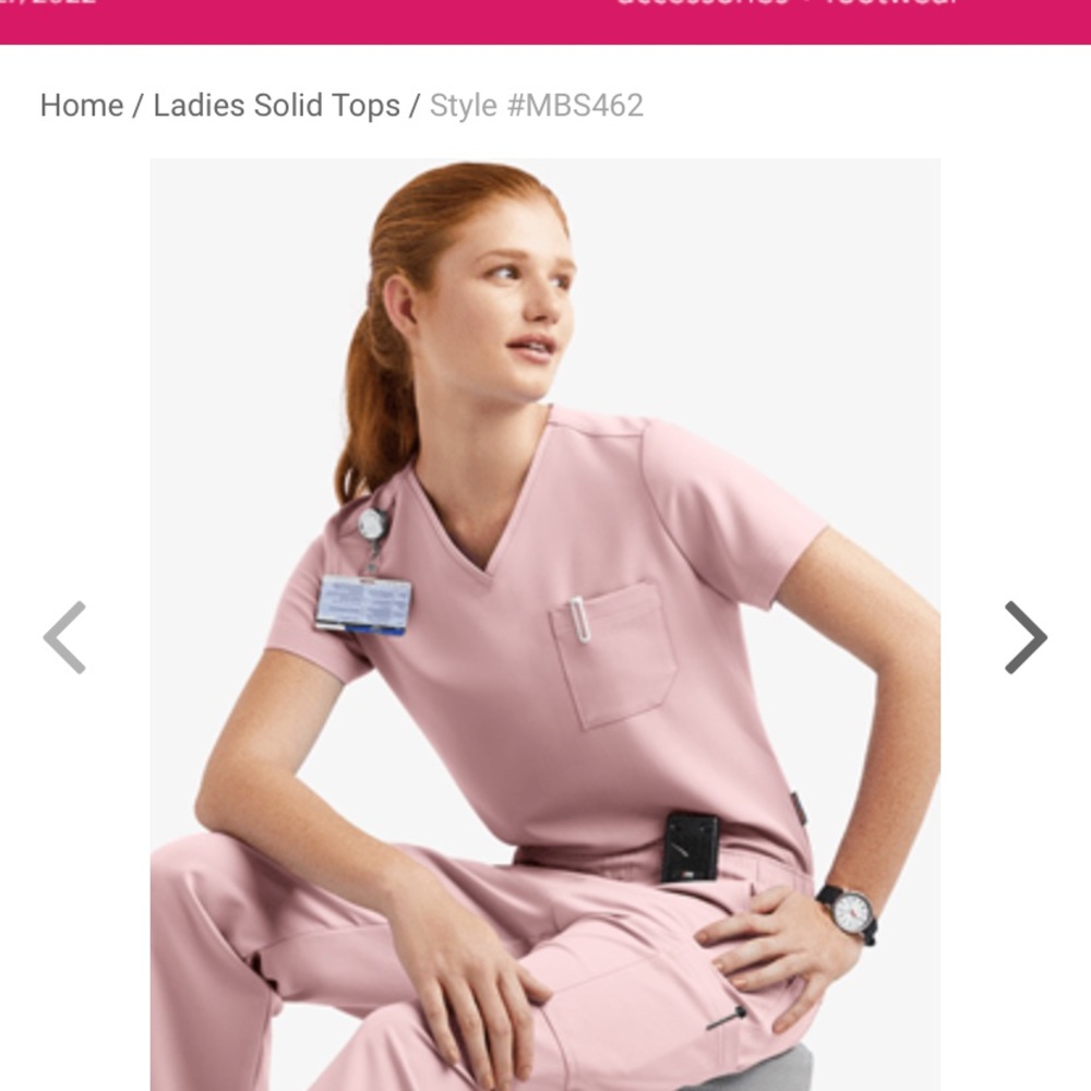 Uniform Advantage | Butter Soft Movement | Dusty Rose Scrub SET XL USED